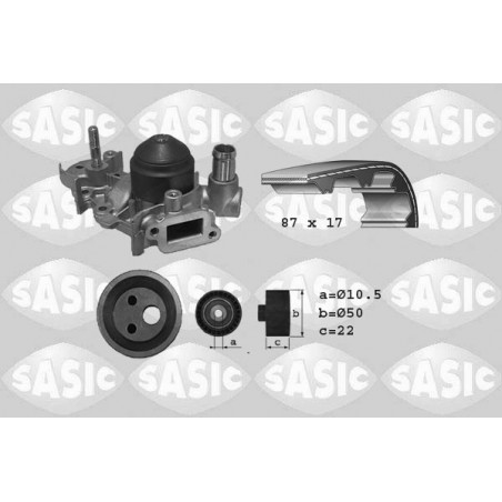 Kit de distribution + pompe à eau SASIC