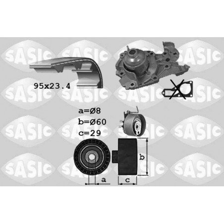 Kit de distribution + pompe à eau SASIC