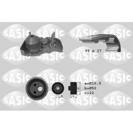 Kit de distribution + pompe à eau SASIC