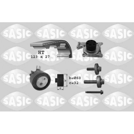 Kit de distribution + pompe à eau SASIC