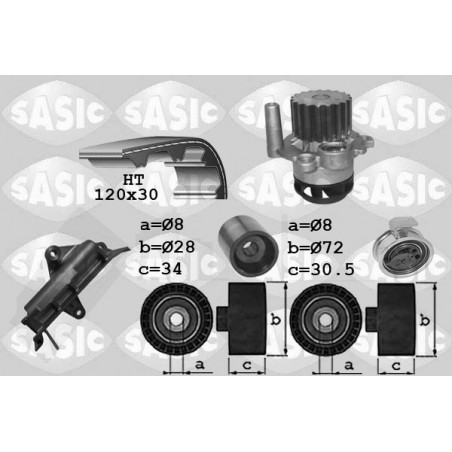 Kit de distribution + pompe...