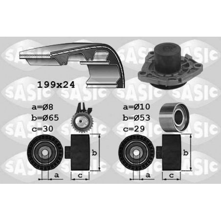 Kit de distribution + pompe à eau SASIC