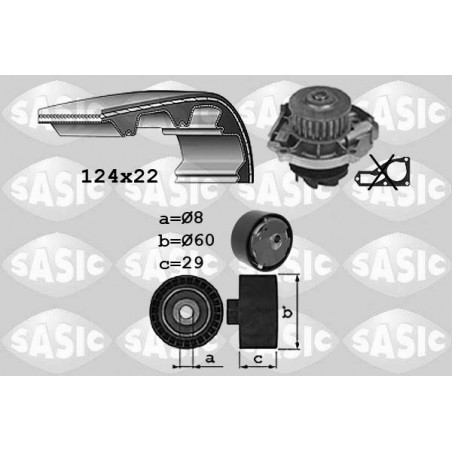 Kit de distribution + pompe...