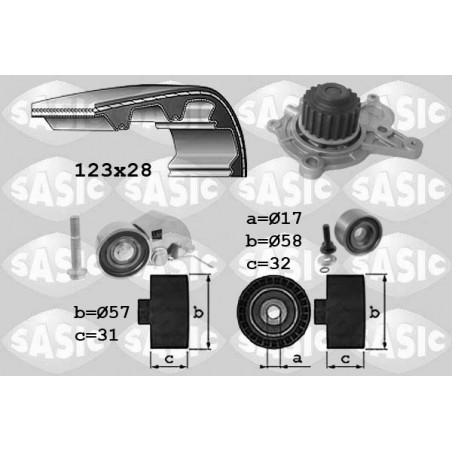 Kit de distribution + pompe...