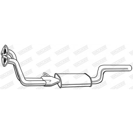 Silencieux avant WALKER