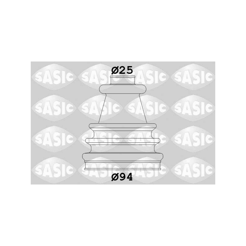 Jeu de joints-soufflets (Cardan) SASIC