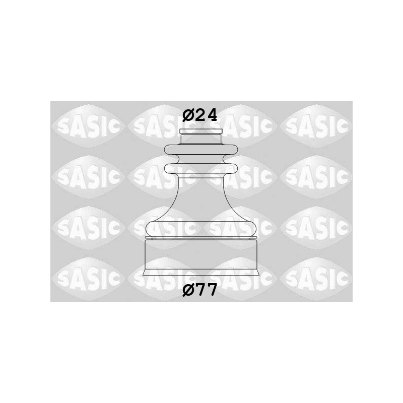 Jeu de joints-soufflets (Cardan) SASIC