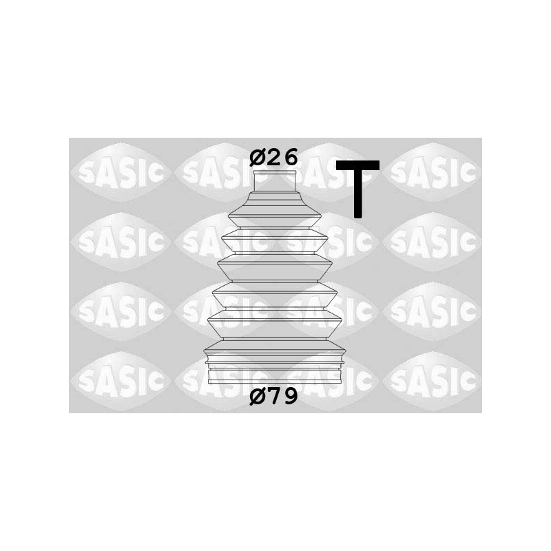 Jeu de joints-soufflets (Cardan) SASIC
