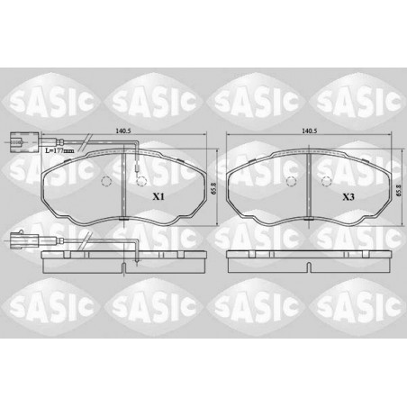 Jeu de quatre plaquettes de...