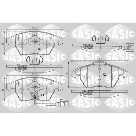 Jeu de quatre plaquettes de...