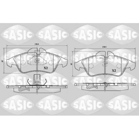 Jeu de quatre plaquettes de...