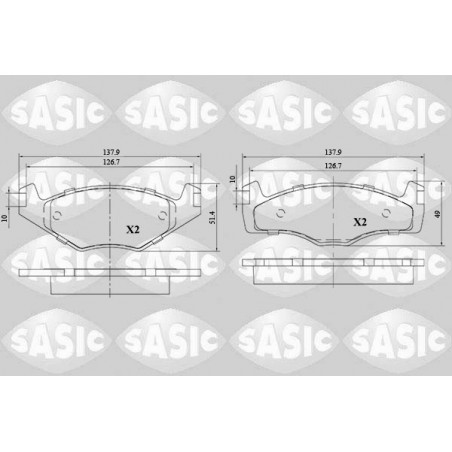 Jeu de quatre plaquettes de...