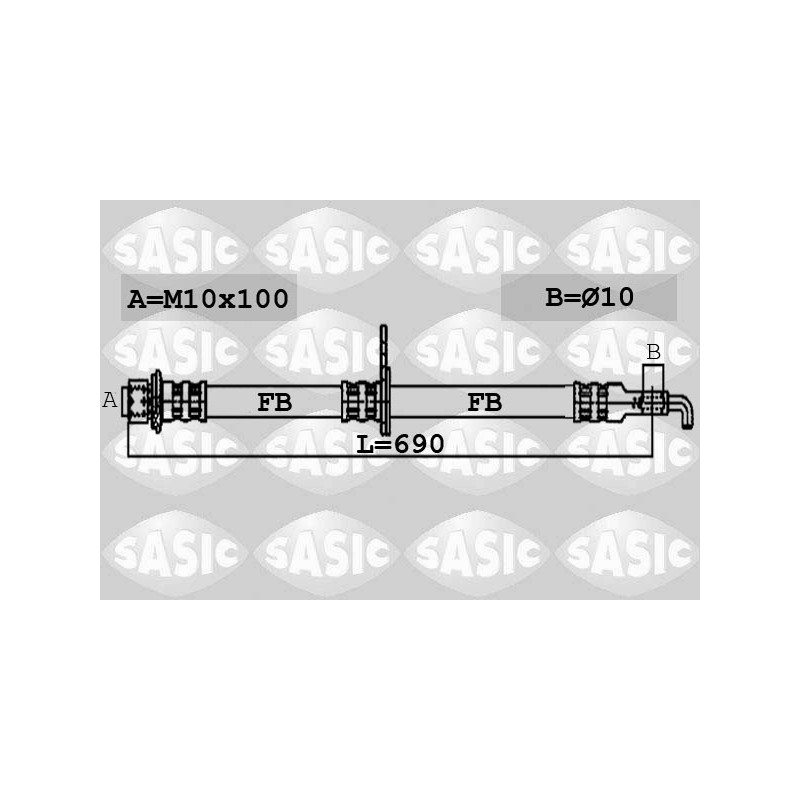 Flexible de frein SASIC