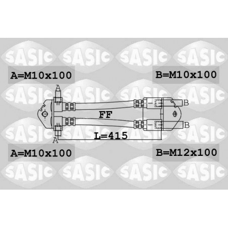 Flexible de frein SASIC