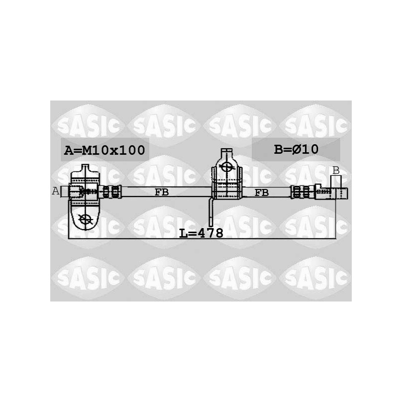 Flexible de frein SASIC