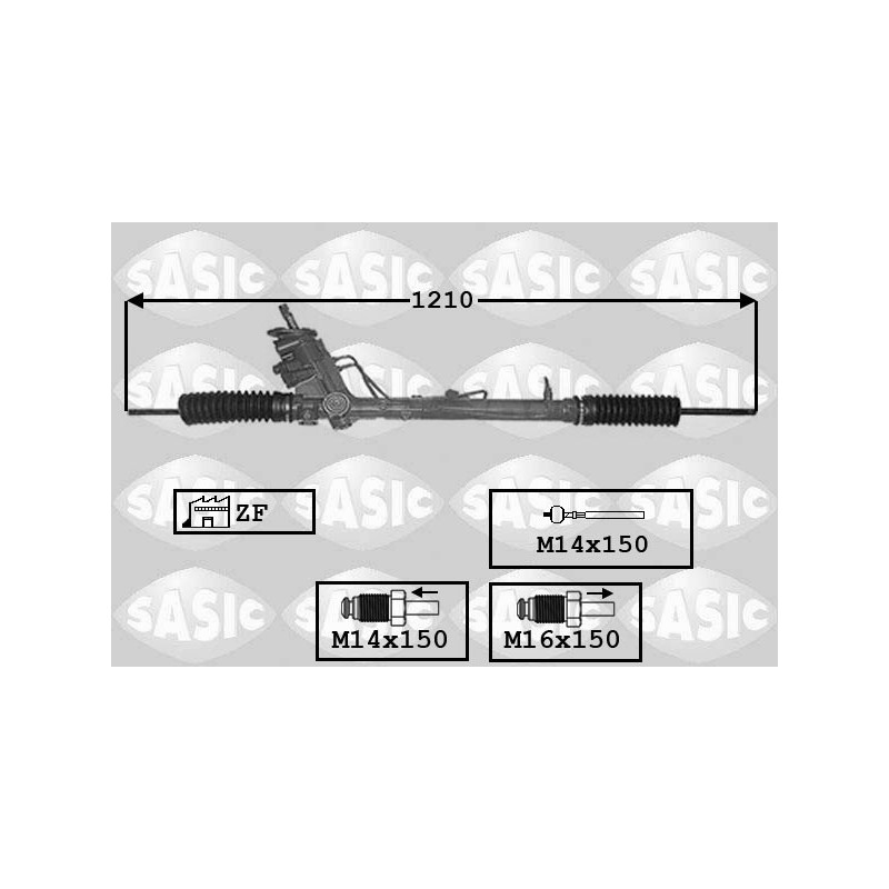 Crémaillère de direction SASIC