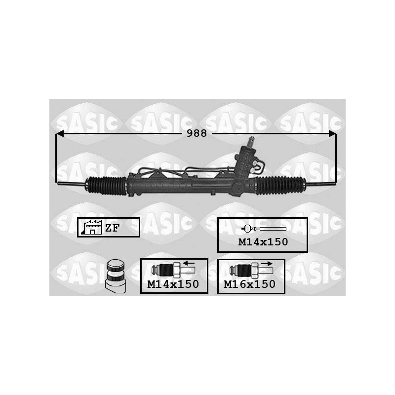 Crémaillère de direction SASIC