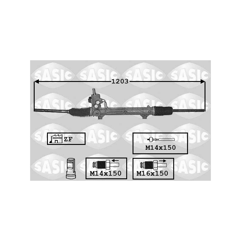 Crémaillère de direction SASIC