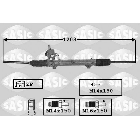 Crémaillère de direction SASIC
