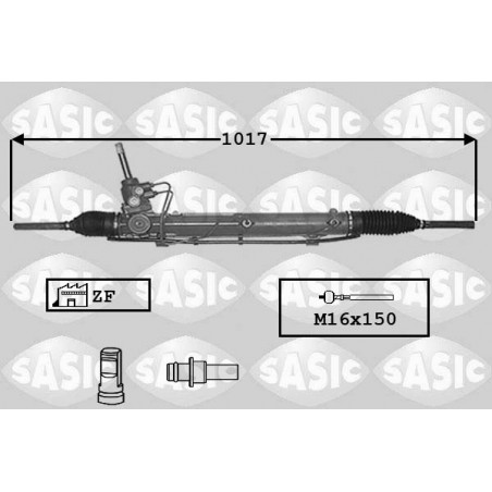 Crémaillère de direction SASIC