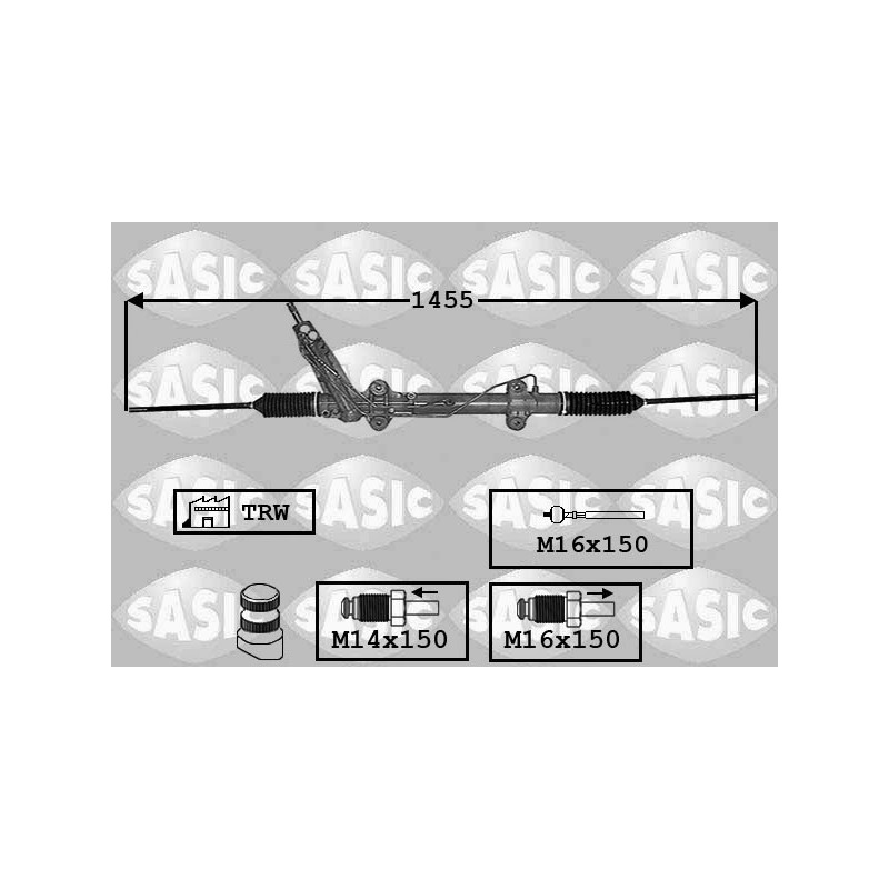 Crémaillère de direction SASIC