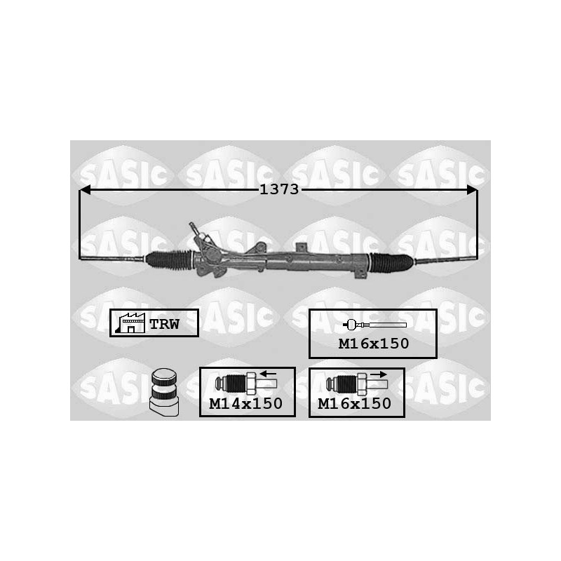 Crémaillère de direction SASIC
