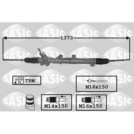 Crémaillère de direction SASIC