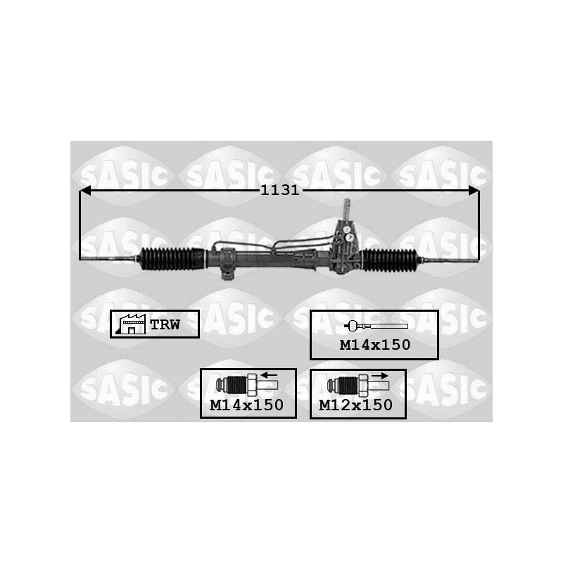 Crémaillère de direction SASIC