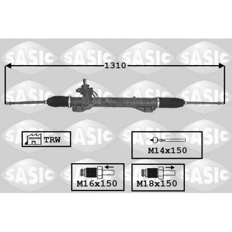 Crémaillère de direction SASIC