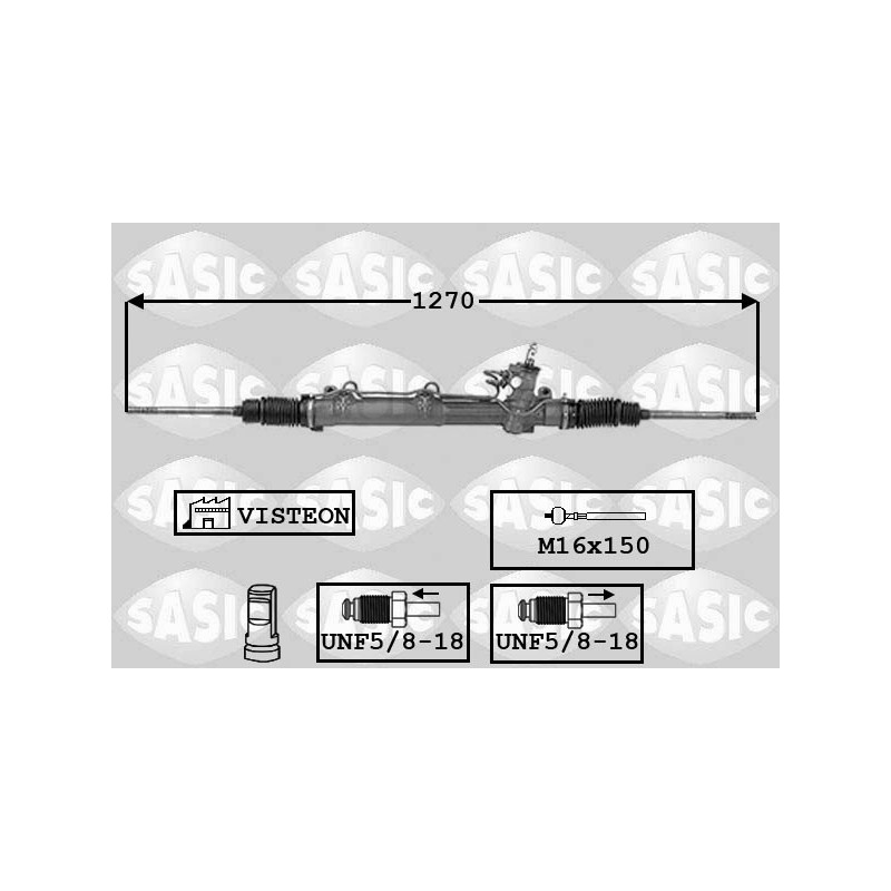 Crémaillère de direction SASIC