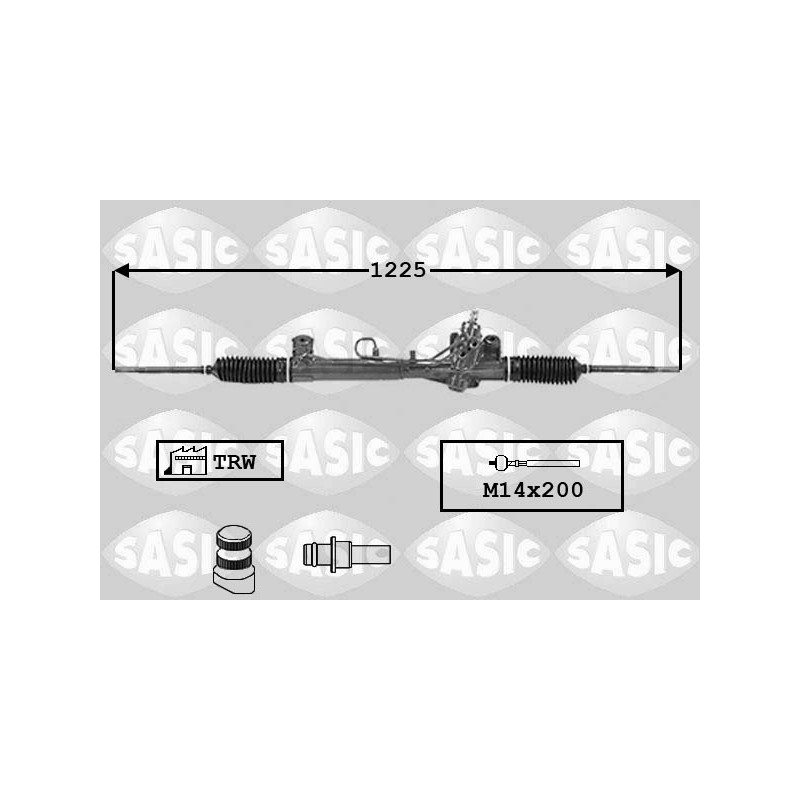 Crémaillère de direction SASIC