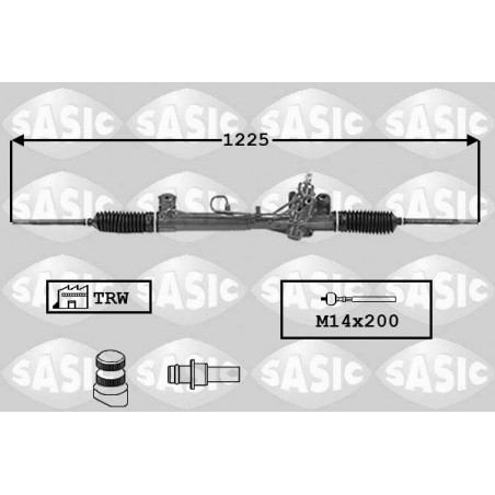 Crémaillère de direction SASIC