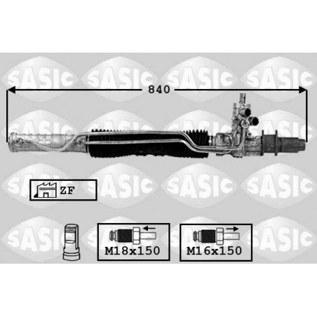 Crémaillère de direction SASIC