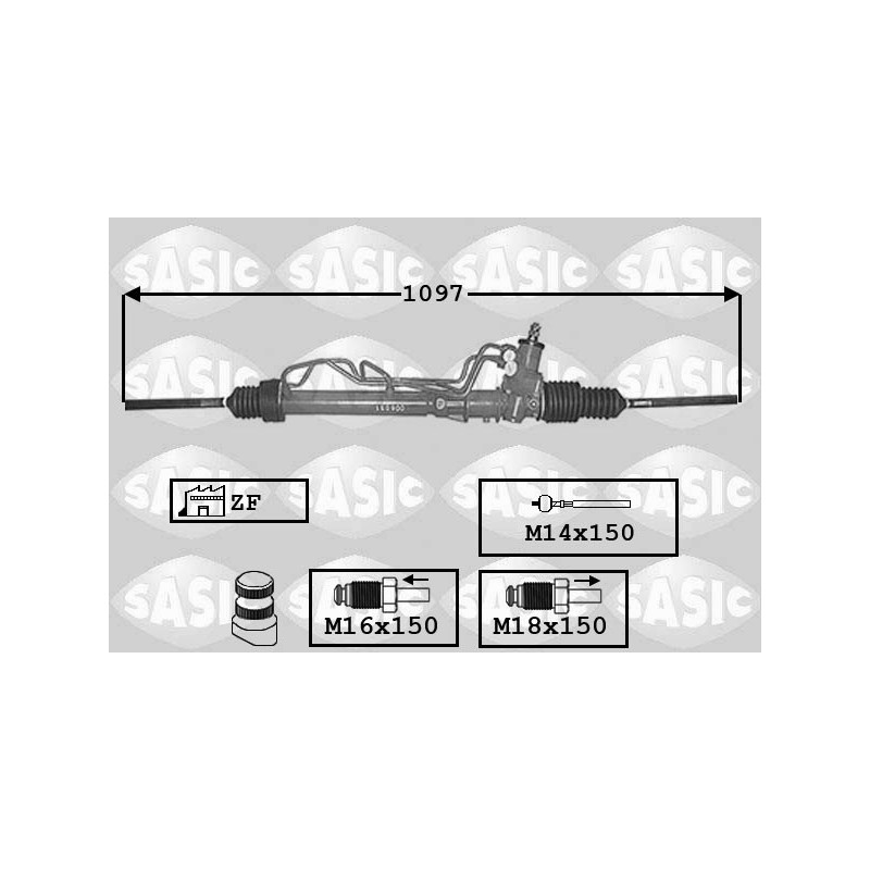 Crémaillère de direction SASIC