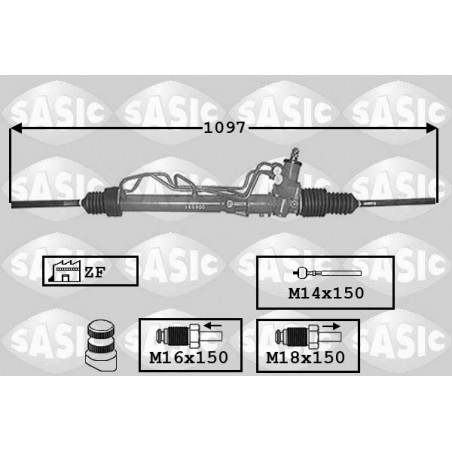 Crémaillère de direction SASIC