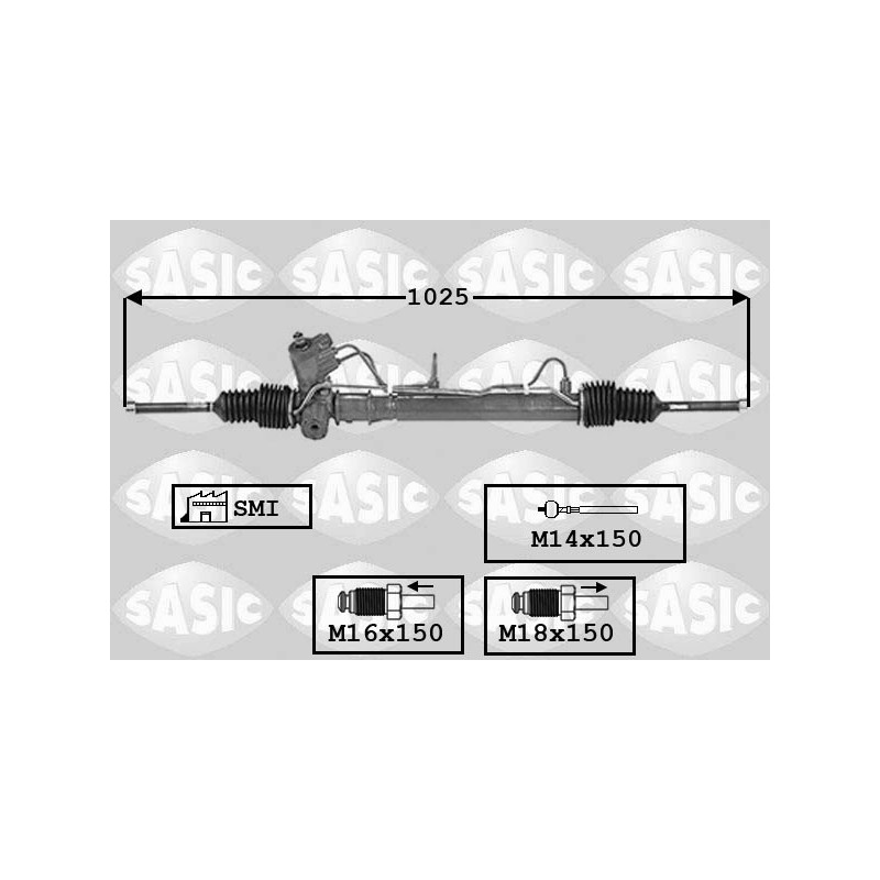 Crémaillère de direction SASIC