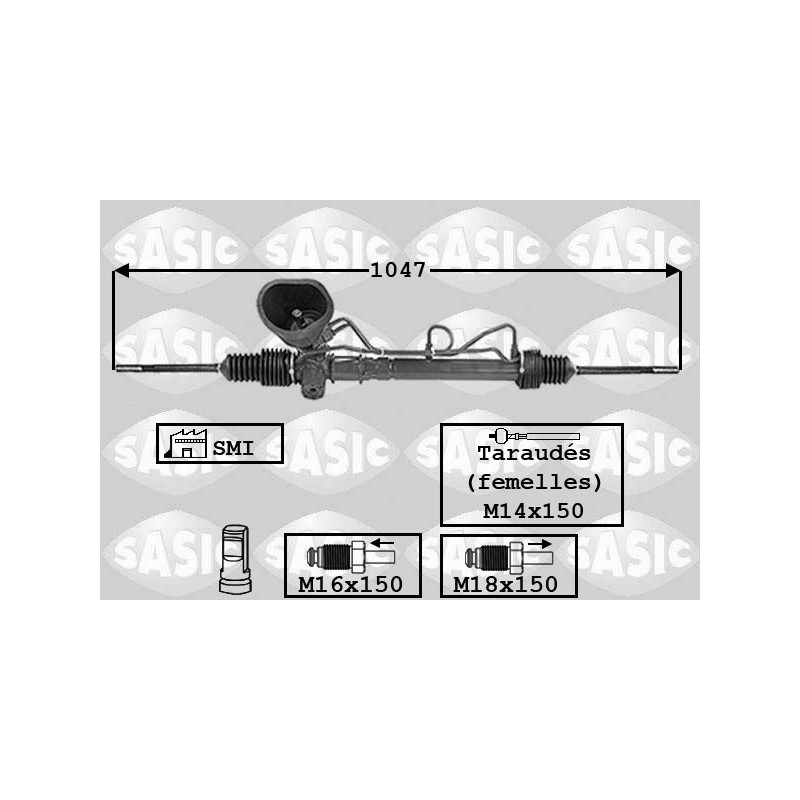Crémaillère de direction SASIC