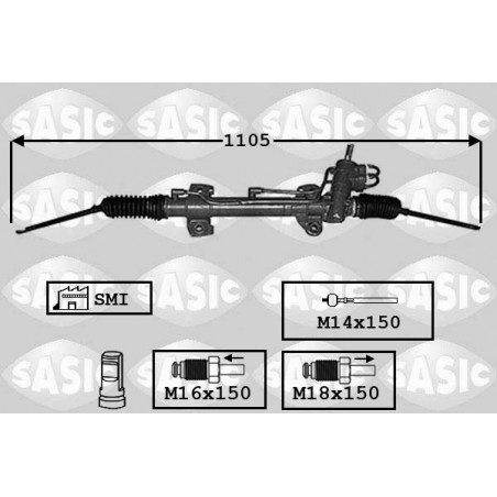 Crémaillère de direction SASIC