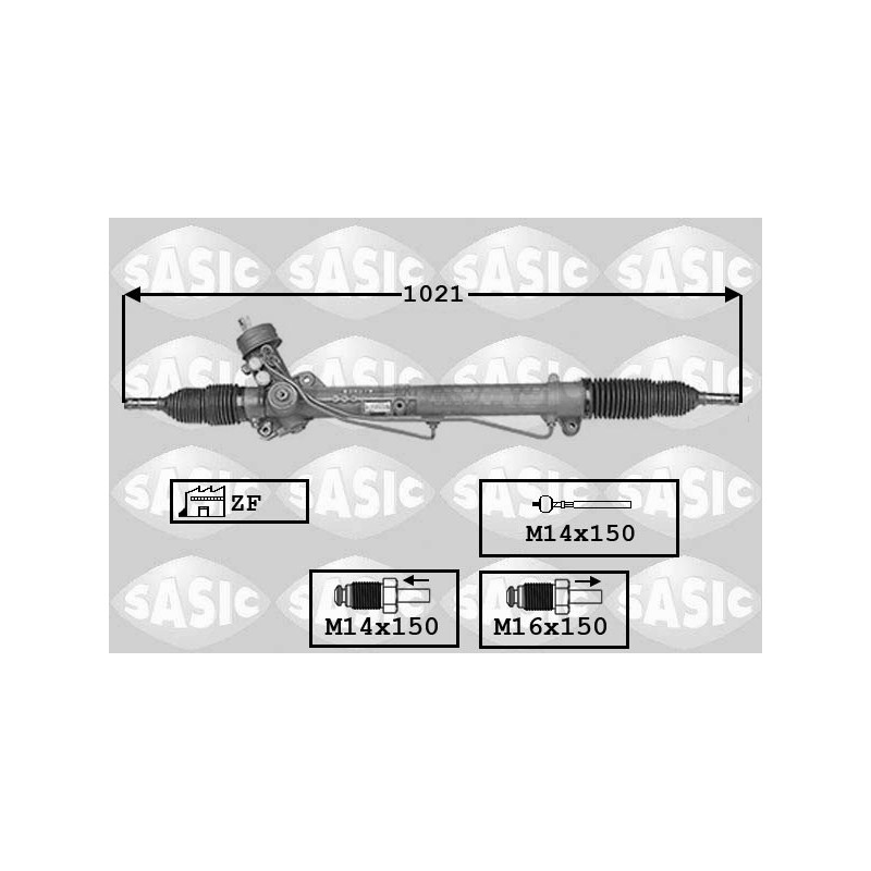 Crémaillère de direction SASIC