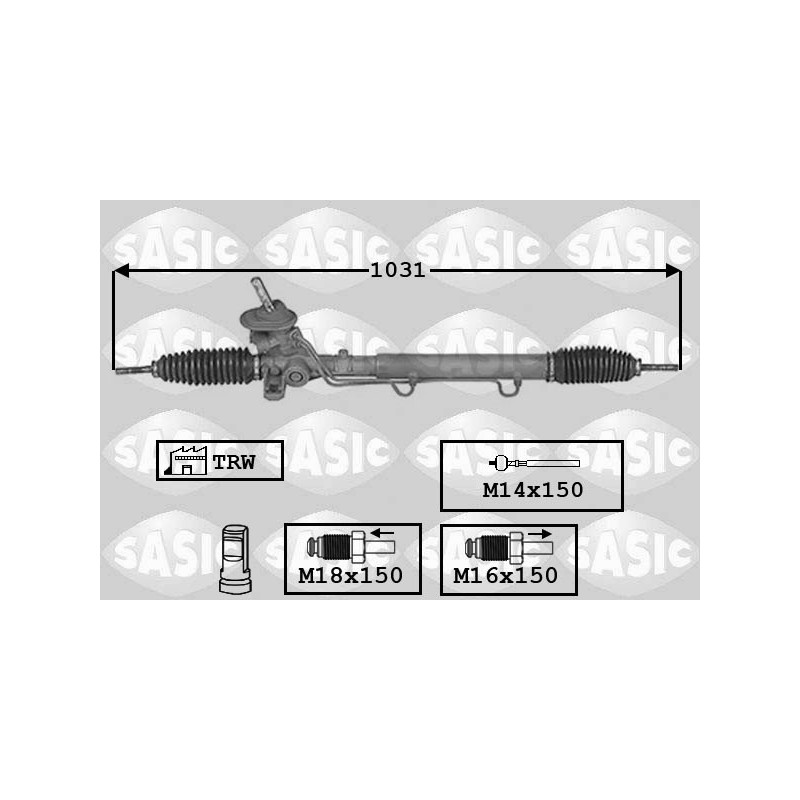 Crémaillère de direction SASIC