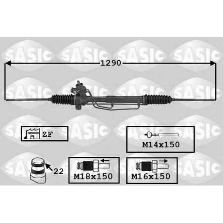Crémaillère de direction SASIC