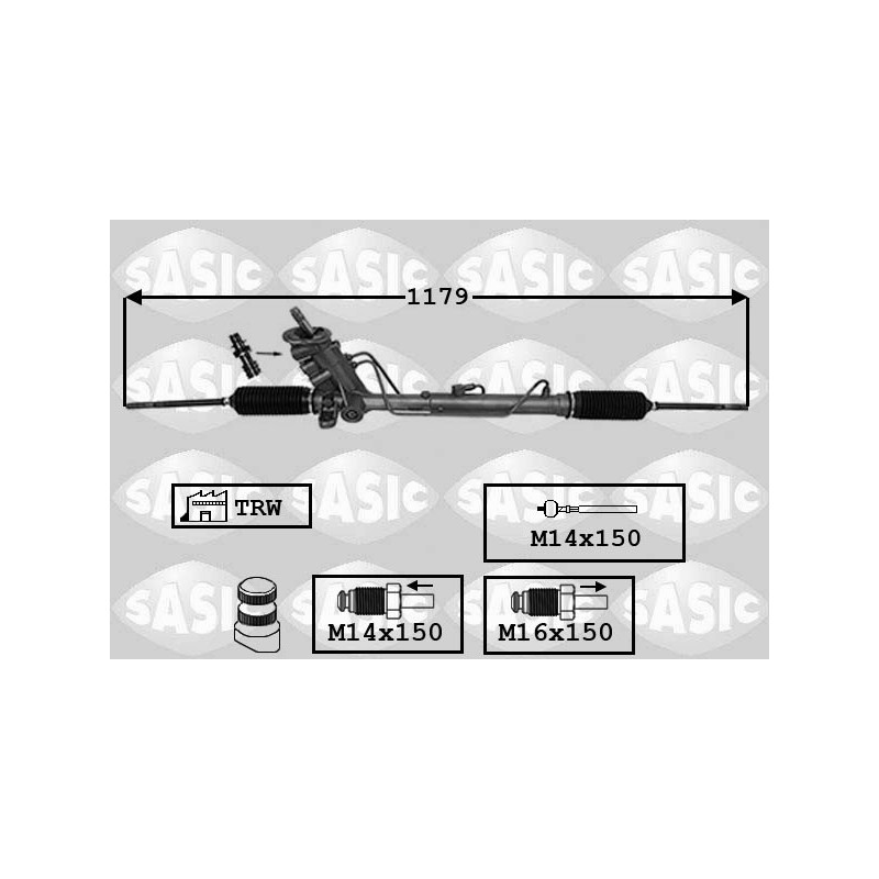 Crémaillère de direction SASIC