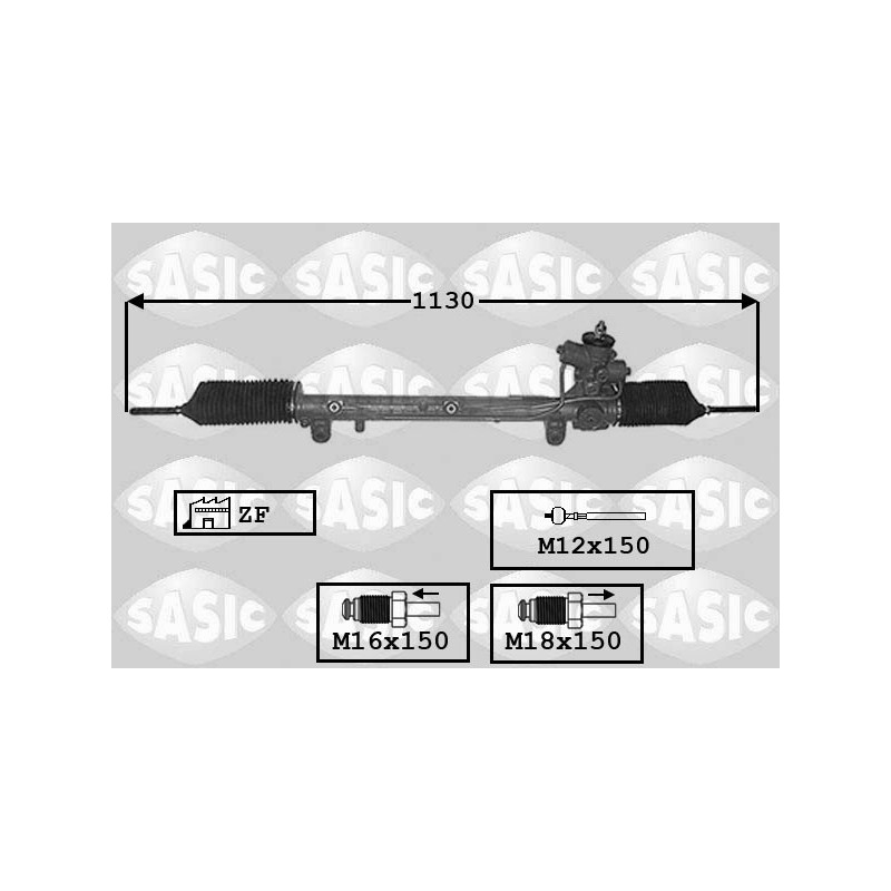 Crémaillère de direction SASIC