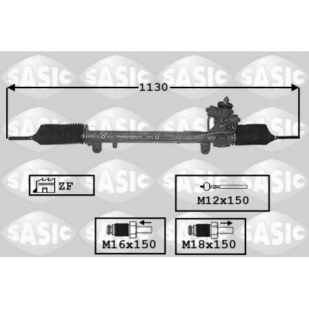 Crémaillère de direction SASIC