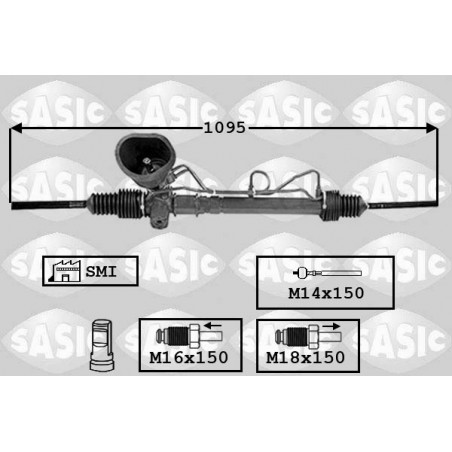 Crémaillère de direction SASIC