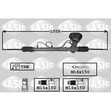 Crémaillère de direction SASIC