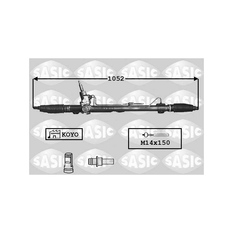 Crémaillère de direction SASIC