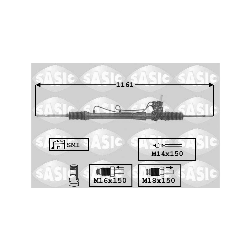Crémaillère de direction SASIC