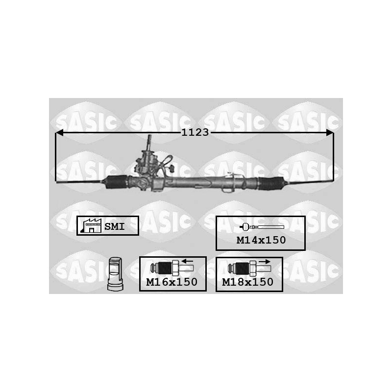 Crémaillère de direction SASIC