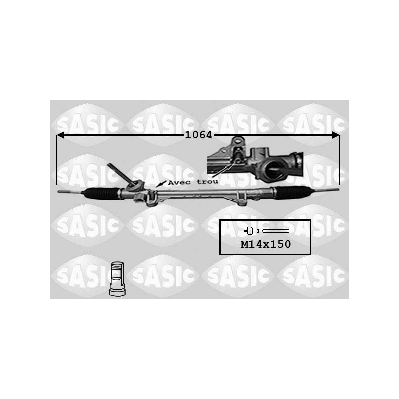 Crémaillère de direction SASIC